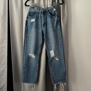 High rise jeans